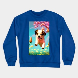 Happy puppy Crewneck Sweatshirt